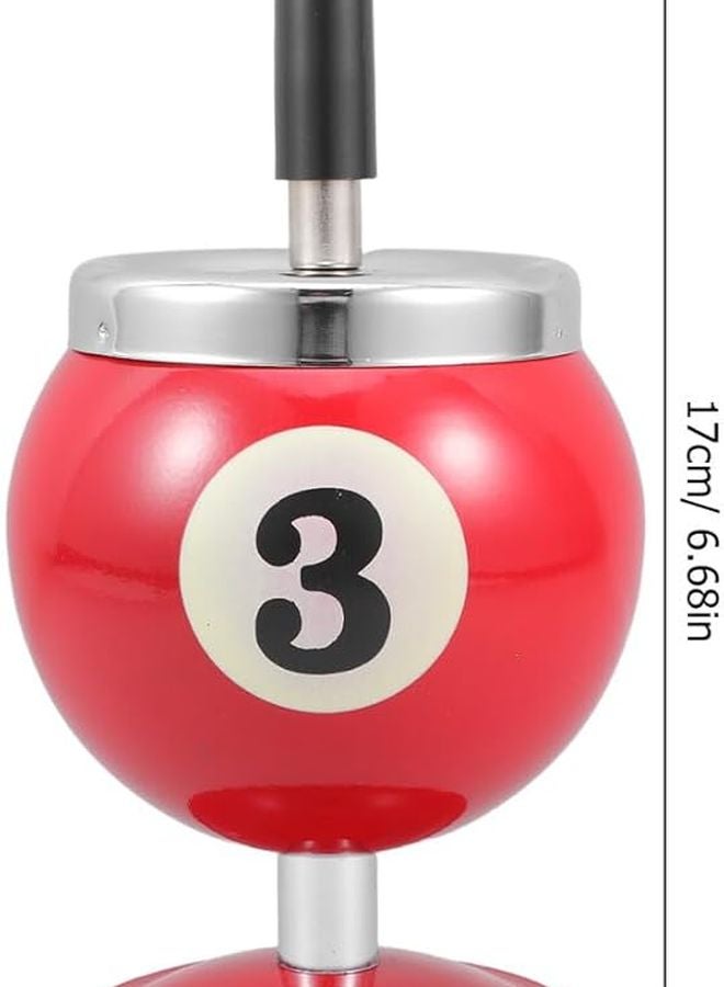 منفضة سجائر معدنية بغطاء لمكتب طاولة البلياردو جامع رماد ديكور - Image 2